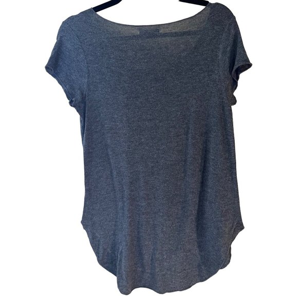 Don't Be So Emojinal by Love J U.S.A. T-Shirt Gray Size Women M Polyester Blend - Picture 2 of 5